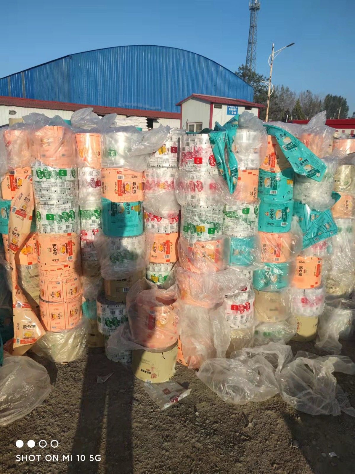 大量回收企业积压全新塑料包装袋食品包装袋塑料包装卷膜