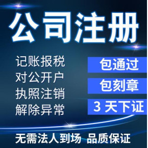 湛江办理营业执照,办理公司注册需要什么资料