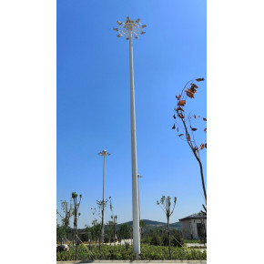 菏泽服务区用25米高杆灯效果
